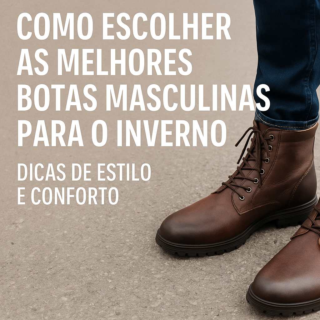 Como Escolher as Melhores Botas Masculinas para o Inverno: Dicas de Estilo e Conforto | Loja Viego