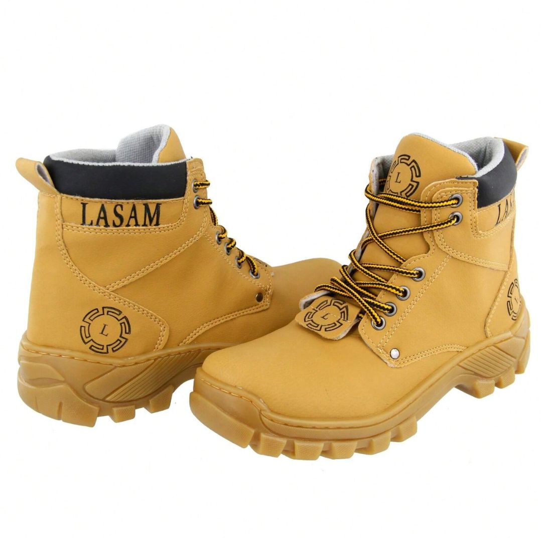 Bota Masculina Trabalho Modelo Resistente Lasam Loja Viego bota antiderrapante masculina bota com biqueira reforçada bota confortável para trabalho bota de couro masculina bota de segurança masculina bota de trabalho masculina bota durável masculina bota Lasam masculina. bota masculina bota masculina trabalho Bota Masculina Trabalho Modelo Resistente Lasam bota para trabalho bota resistente masculina Botas calçado de trabalho masculino