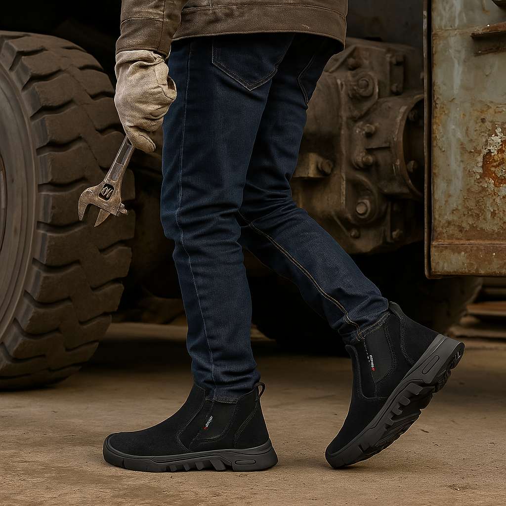 Bota Masculina Trabalho Modelo Safety Loja Viego bota masculina bota masculina trabalho Bota Masculina Trabalho Modelo Safety bota para trabalho Botas