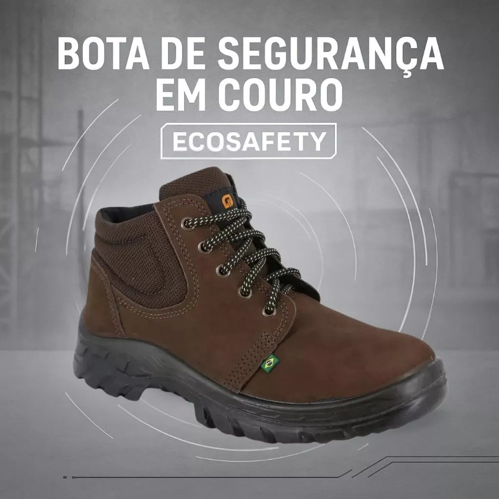 Bota Masculina Trabalho Segurança Modelo Ecosafety Loja Viego Bota de Segurança bota masculina bota masculina trabalho Bota Masculina Trabalho Segurança Modelo Ecosafety bota para trabalho Botas