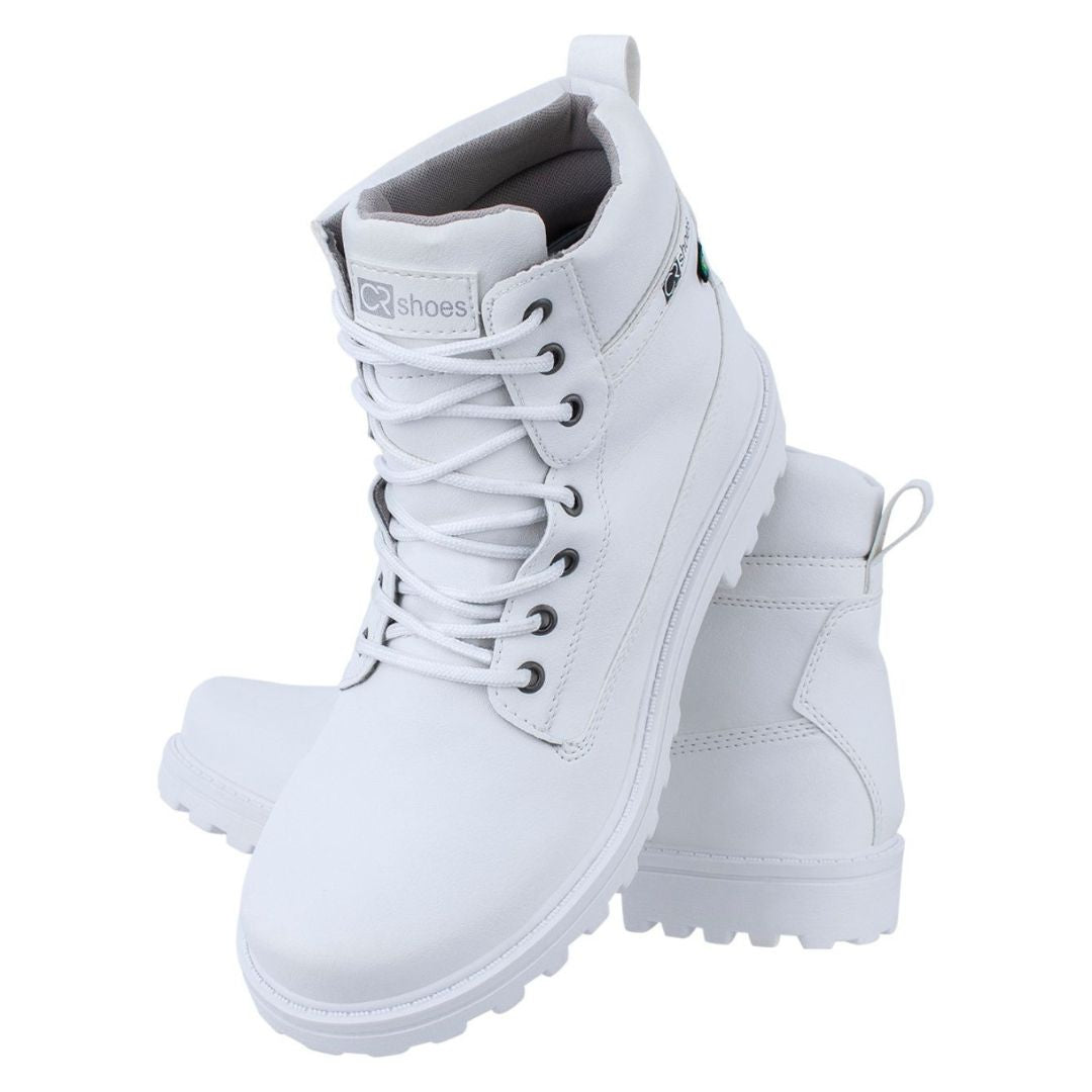 Bota Masculino Coturno Branco Urban Comfort Loja Viego bota branca masculina bota casual masculina bota com solado tratorado bota confortável masculina bota masculina coturno bota masculina moderna Bota Masculino Coturno Branco Urban Comfort bota urban comfort calçado masculino streetwear coturno branco masculino coturno masculino confortável coturno urbano masculino moda masculina urbana