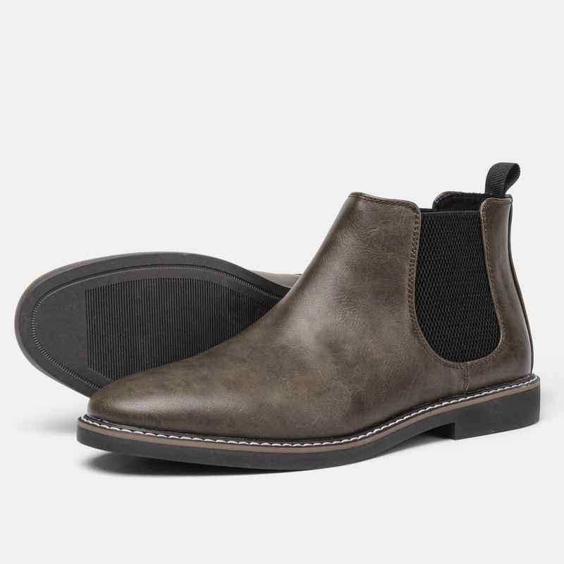 Bota Chelsea Masculina Couro Marrom Dark Retrô 44 Loja Viego bota Bota chelsea Bota chelsea couro Bota Chelsea Masculina Couro Marrom Dark Retrô bota chelsea masculina look Bota Chelsea Masculino Clássica de Couro bota masculina bota masculina chelsea botas chelsea homem botina chelsea masculina