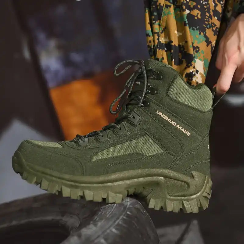 Bota Coturno Masculino Adventure Verde Army Loja Viego
