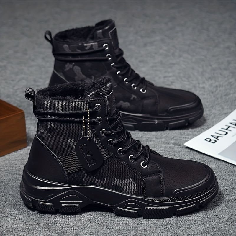Bota Coturno Masculino Tática Camuflada