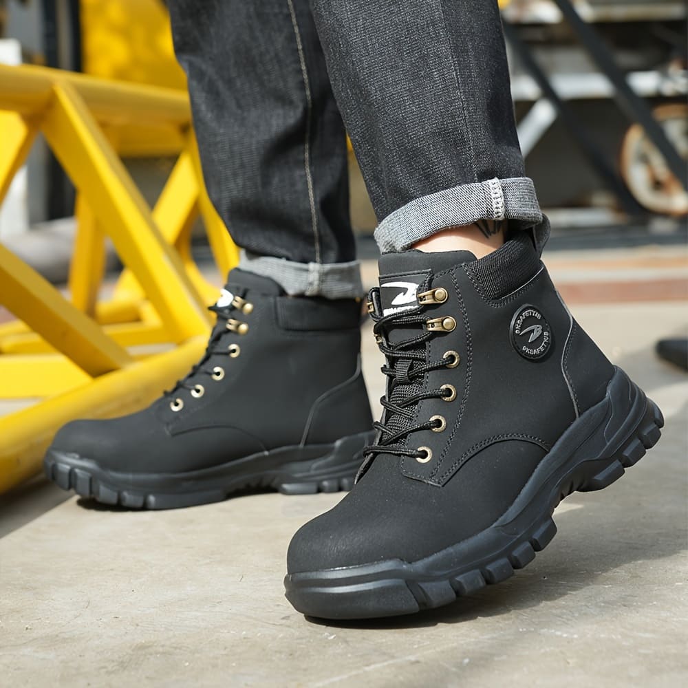 Bota de Segurança Para Trabalho Masculina Robusta