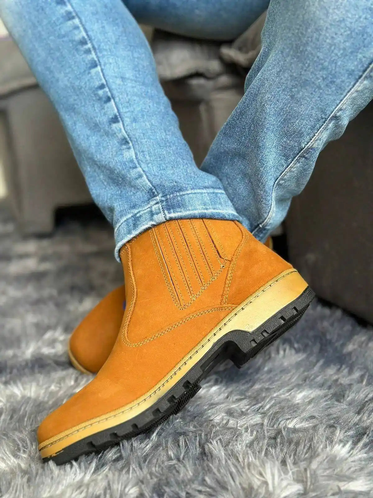 Botina Chelsea Masculina Agriculture em Nobuck Legitimo Loja Viego Bota chelsea Bota chelsea couro bota masculina bota masculina chelsea Bota Masculina Chelsea de Couro Botina Chelsea Masculina Agriculture em Nobuck Legitimo