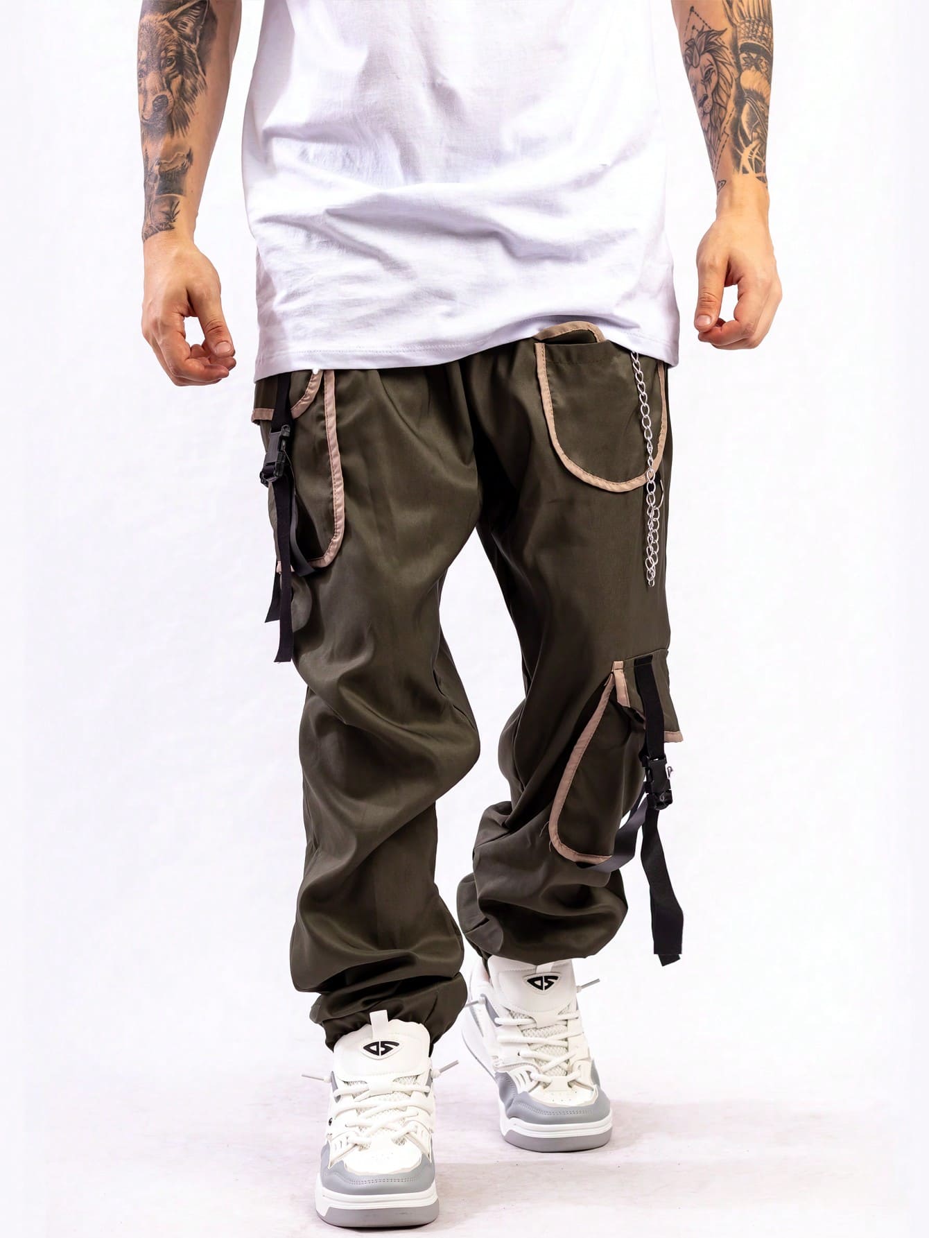 Calça Cargo Jogger Masculino Trapper Rapper Verde Loja Viego calça bege masculina calça cargo jogger Calça Cargo Jogger Masculino Trapper Rapper Verde calça cargo masculina calça casual masculina calça confortável masculina calça de academia masculina calça estiloso masculino Calça Jogger calça jogger masculina calça jogger para homem calça sarja masculina calça urbana masculina calça versátil masculina