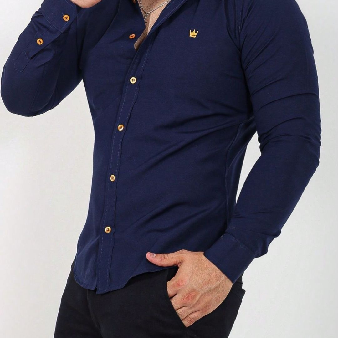 Camisa Social Manga Longa Masculina Urban Loja Viego camisa manga longa camisa social Camisa Social Manga Longa Masculina Urban camisa social masculina