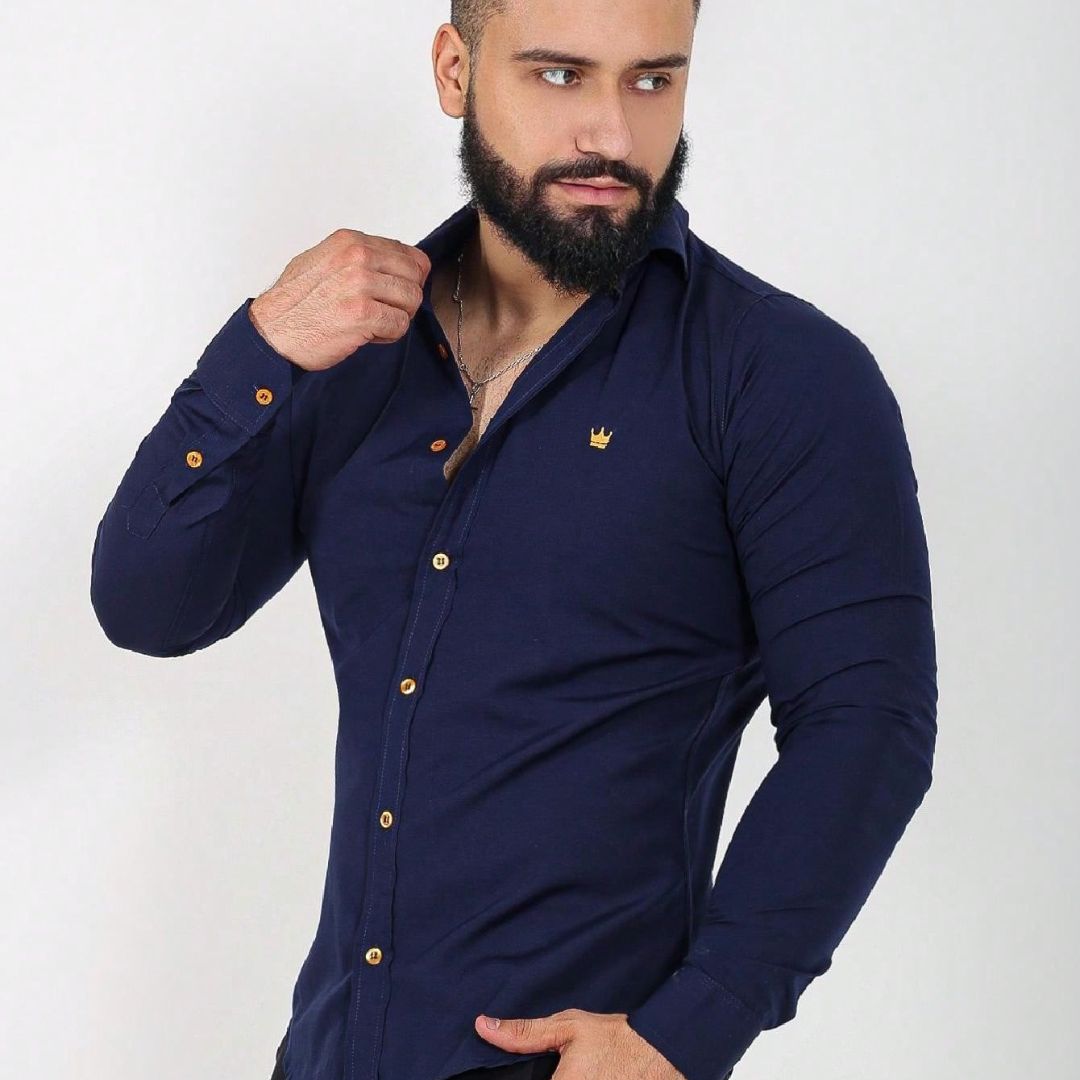 Camisa Social Manga Longa Masculina Urban Loja Viego camisa manga longa camisa social Camisa Social Manga Longa Masculina Urban camisa social masculina