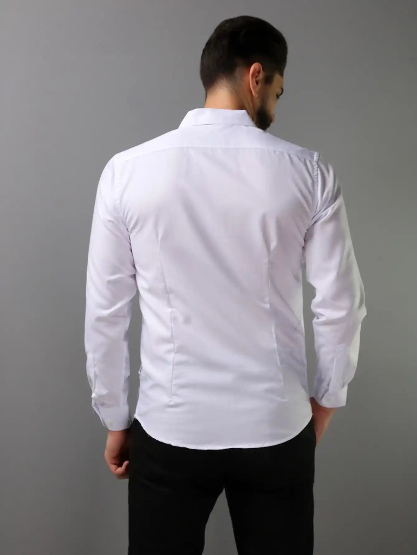 Camisa Social Branca Masculina Slim Fit Zone Loja Viego camisa manga longa xadrez camisa social camisa social branca Camisa Social Branca Masculina Slim Fit Zone camisa social masculina Camisa Social Masculina mango longa