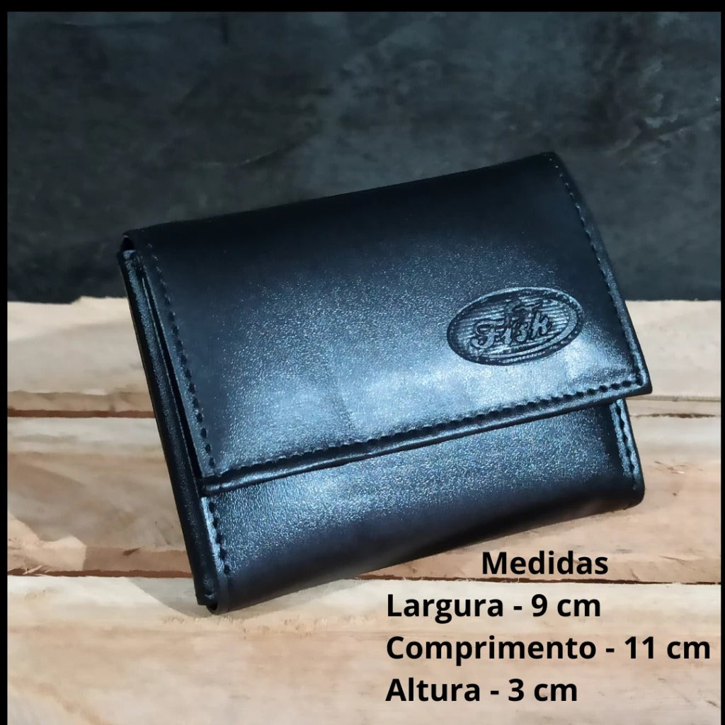 Carteira Masculina Couro Preta Compacta Cartões CNH Loja Viego Carteira de Couro Carteira Masculina Carteira Masculina Couro Preta Compacta Cartões CNH Carteira Masculina Slim Couro Modelo Premium carteira porta cartoes Carteira Slim