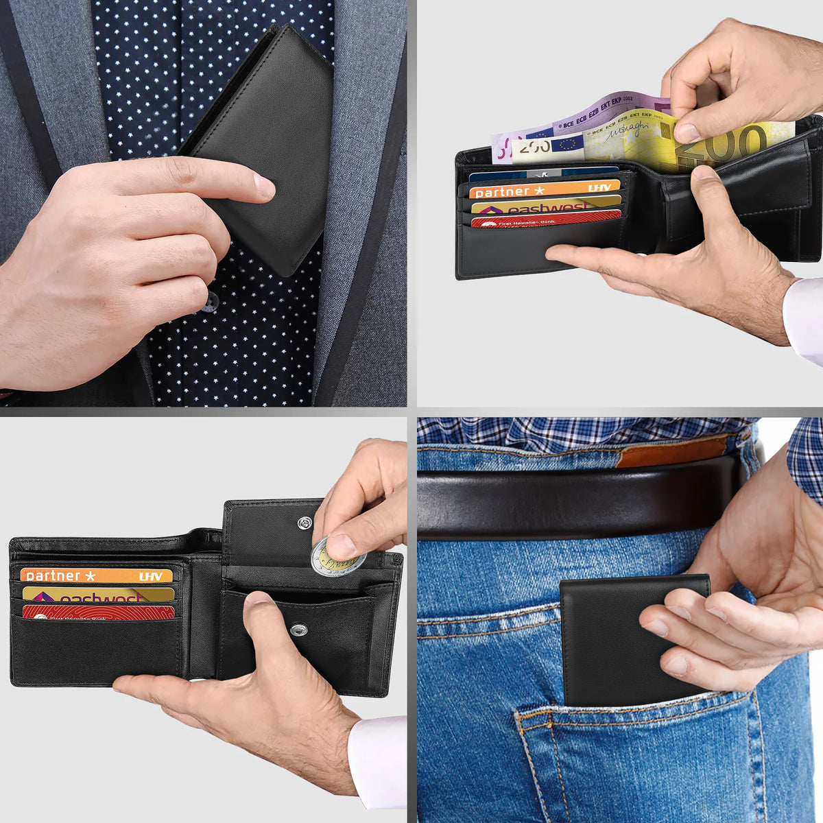 Carteira Masculina Couro Proteção Rfid - WilBest Loja Viego