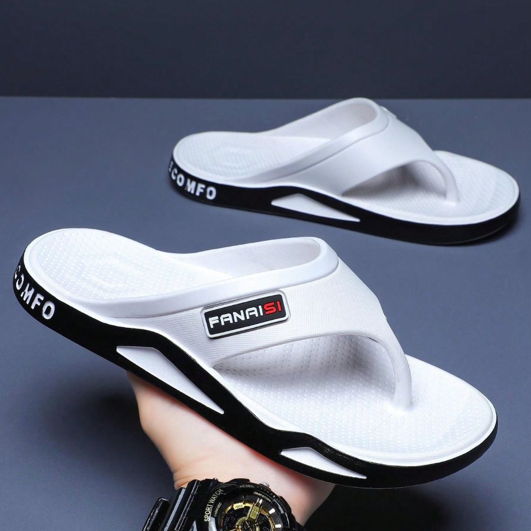 Chinelo Masculino Branco Street Fanai 43 Loja Viego chinelo masculino Chinelo Masculino Branco Street Fanai