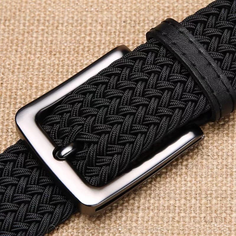 Cinto Masculino Tecido Trançado com Ponteiras Em Couro Loja Viego cinto de catraca social cinto fivela automatica cinto masculino fivela automatica cinto masculino fivela catraca cinto masculino fivela fechada Cinto Masculino Tecido Trançado com Ponteiras Em Couro