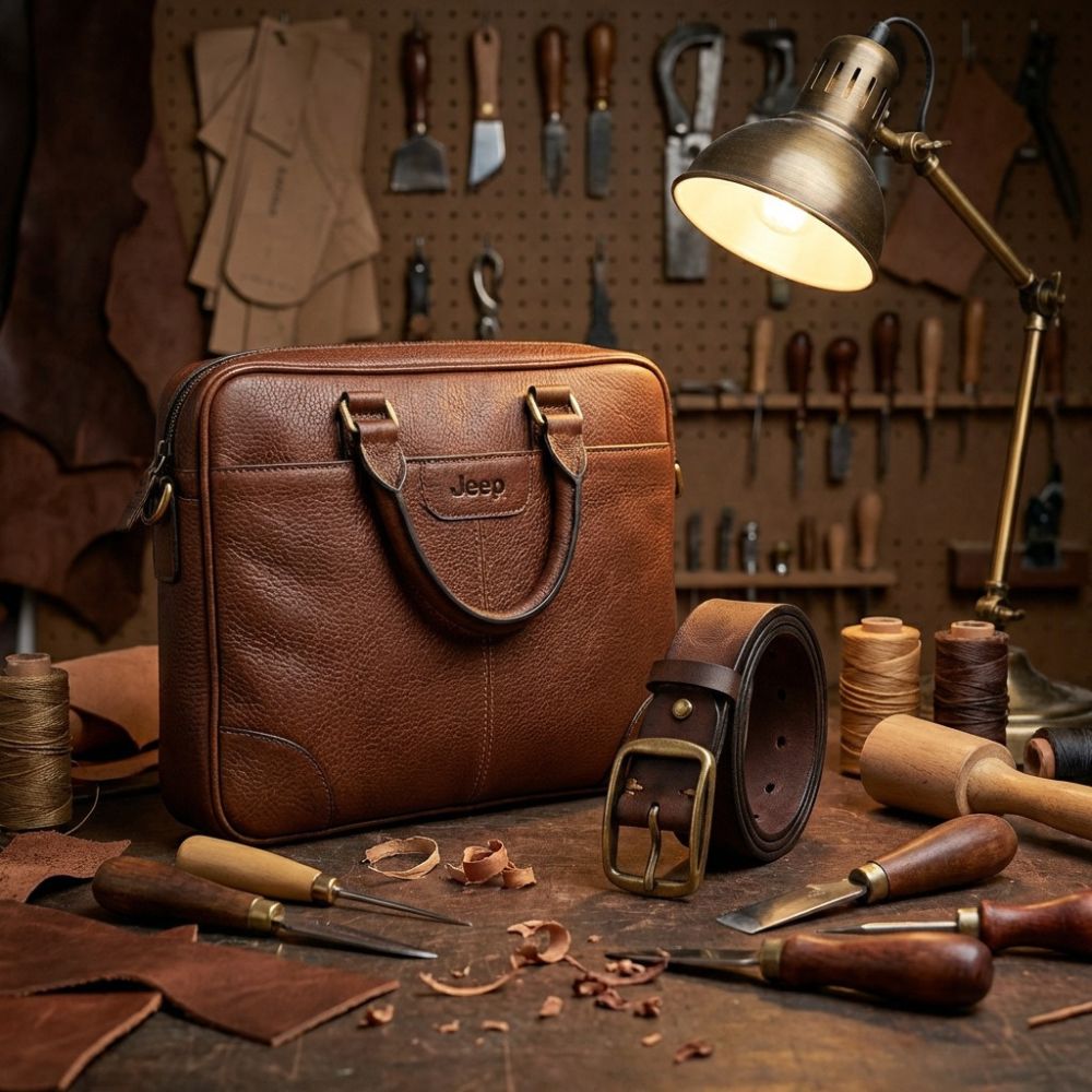 Cinto Masculino de Couro Genuíno Vintage - Nobre Loja Viego