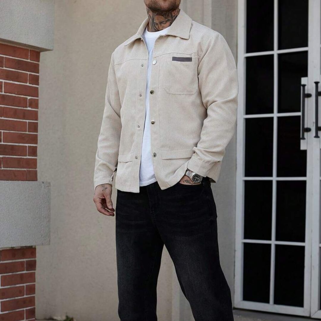 Jaqueta Masculina Casual Branca Inverno Fisco Loja Viego jaqueta casual masculina jaqueta marrom masculina jaqueta masculina Jaqueta Masculina Casual Branca Inverno Fisco jaqueta masculina inverno jaqueta masculina para frio moda masculina inverno