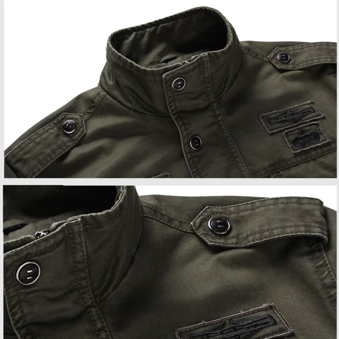 Jaqueta Masculina Militar Aviator Viego Loja Viego
