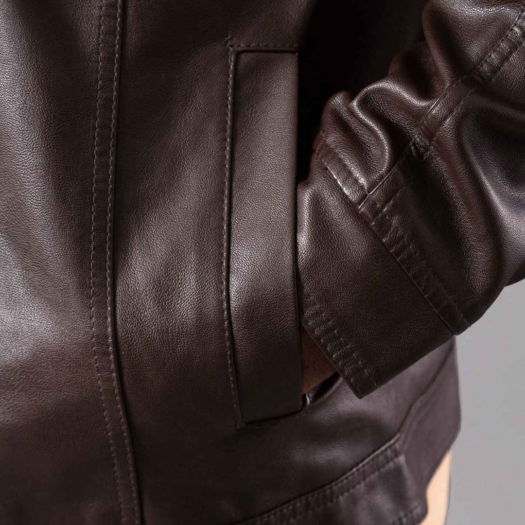 Jaqueta de Couro Masculina Marrom Inverno 2025 Loja Viego jaqueta casual masculina jaqueta couro jaqueta de couro Jaqueta de Couro Masculina Jaqueta de Couro Masculina Marrom Inverno 2025 jaqueta masculina jaqueta masculina estilosa jaqueta masculina inverno jaqueta para frio jaqueta preta masculina jaqueta urban jaqueta urban mens roupa masculina inverno