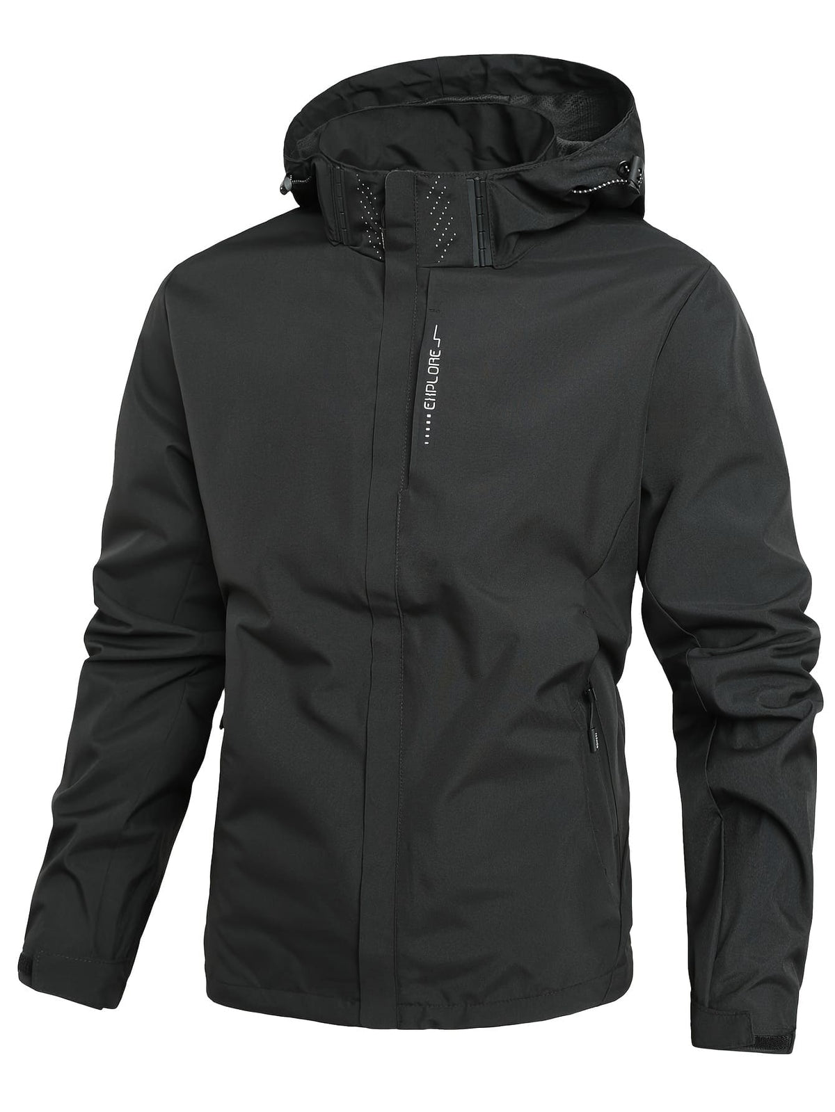 Jaqueta Corta Vento Masculino Preto Hawk G1 Loja Viego