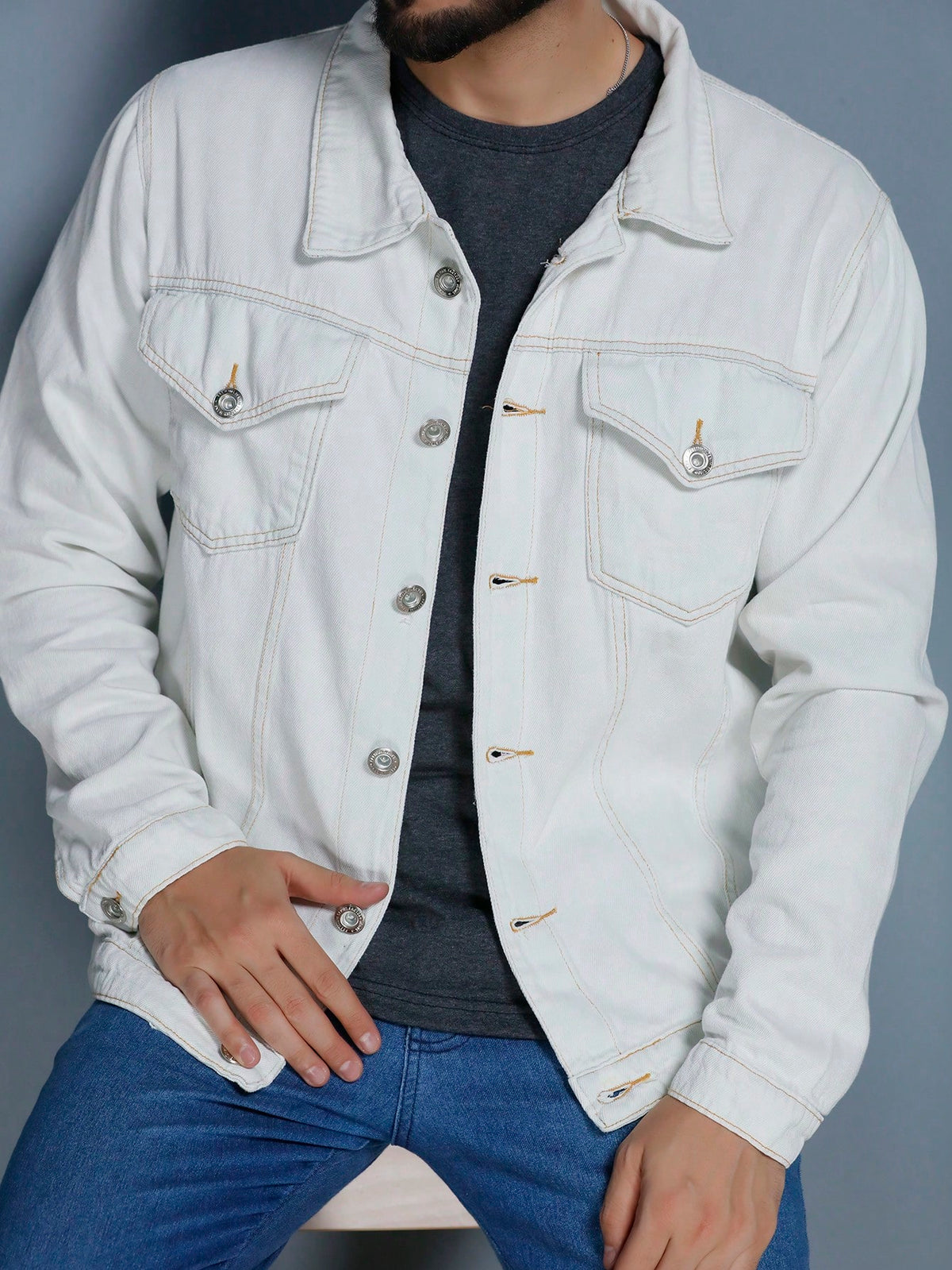 Jaqueta Jeans Masculino Wear Loja Viego