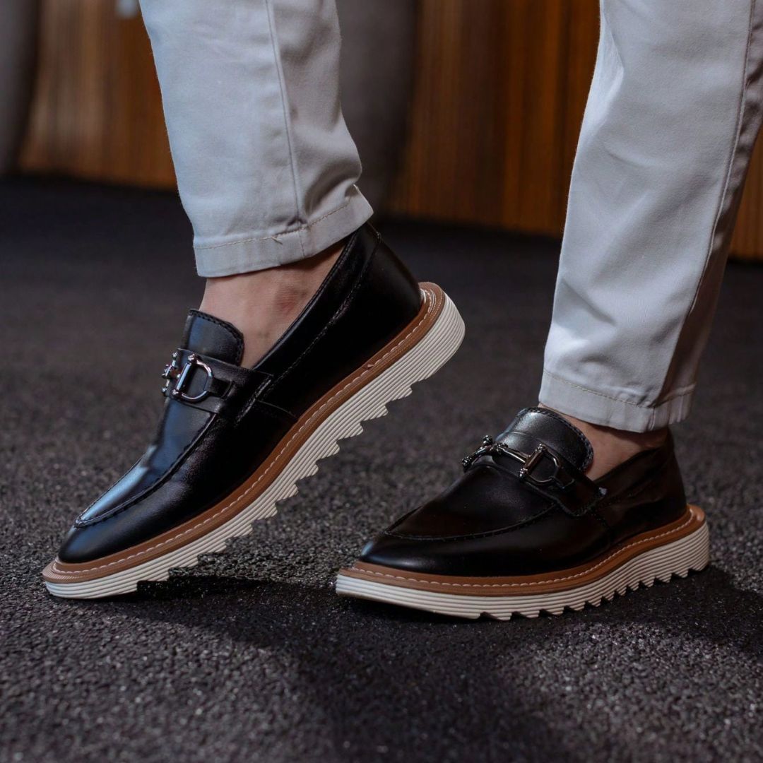 Camurça Sapato Masculino Mocassim Caramelo Sapato Rocco Lorenzzo