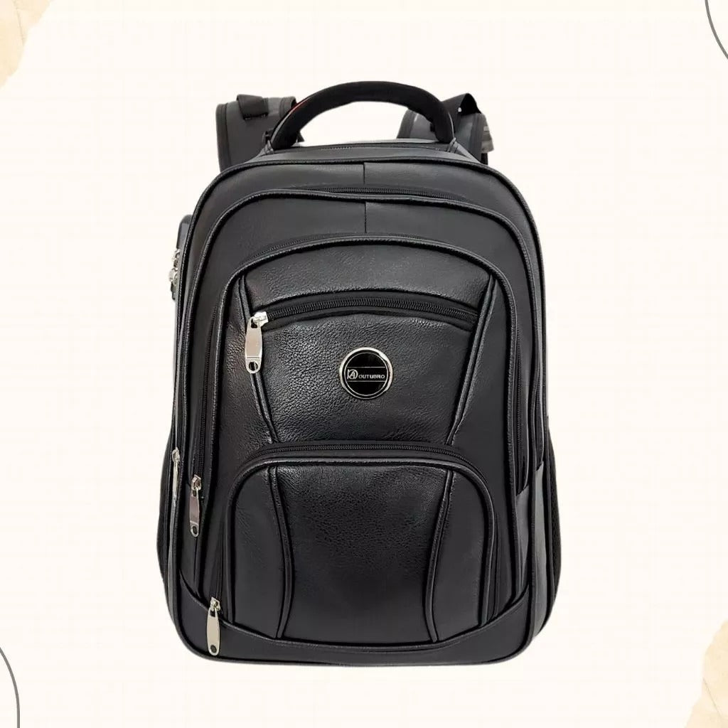 Mochila Masculina Couro Viego Trabalho Faculdade Escola loja viego mochila mochila de couro mochila de couro masculino mochila masculina Mochila Masculina Couro Viego Trabalho Faculdade Escola Mochila Masculina Reforçada Notebook mochila notebook