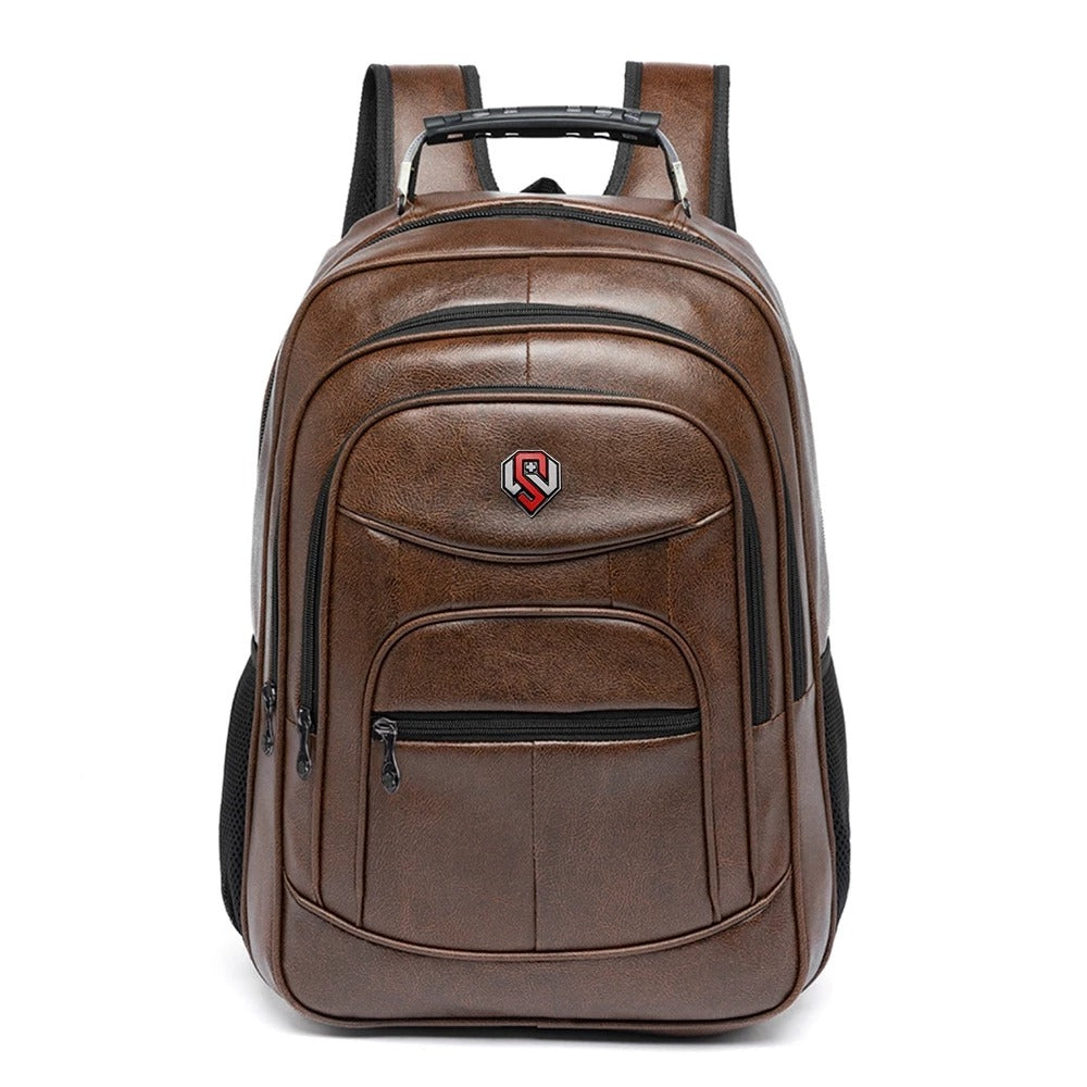 Mochila Masculina Executiva Resistente Espaçosa Carbon loja viego mochila mochila de couro mochila de couro masculino mochila masculina Mochila Masculina Executiva Resistente Espaçosa Carbon Mochila Masculina Reforçada Notebook mochila notebook