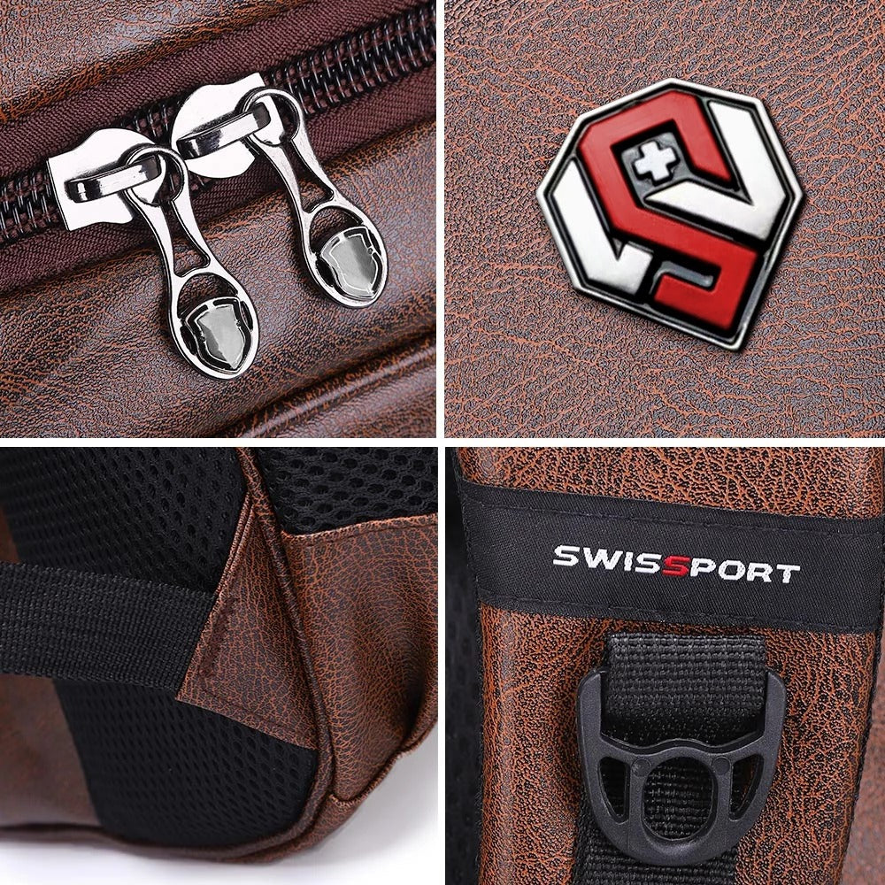 Mochila Masculina Executiva Resistente Espaçosa Carbon loja viego mochila mochila de couro mochila de couro masculino mochila masculina Mochila Masculina Executiva Resistente Espaçosa Carbon Mochila Masculina Reforçada Notebook mochila notebook
