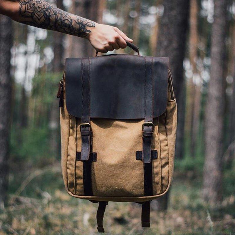 Mochila de Lona para Notebook Vintage Nomad Loja Viego mochila de lona mochila de lona para notebook Mochila de Lona para Notebook Vintage Nomad mochila lona mochila masculina mochila masculina de lona mochila masculina vintage mochila vintage mochilas de lona