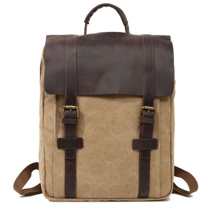 Mochila de Lona para Notebook Vintage Nomad Caqui Loja Viego mochila de lona mochila de lona para notebook Mochila de Lona para Notebook Vintage Nomad mochila lona mochila masculina mochila masculina de lona mochila masculina vintage mochila vintage mochilas de lona