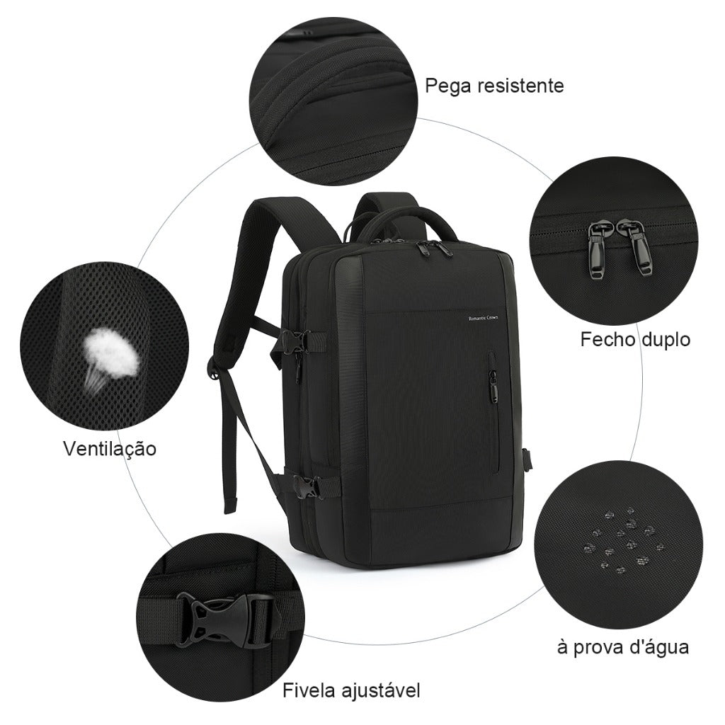 Mochila Executiva Impermeável Grande Reforçada Loja Viego mochila Mochila Executiva Impermeável Grande Reforçada Mochila Impermeável Mochila Impermeável masculina mochila masculina mochila para homem