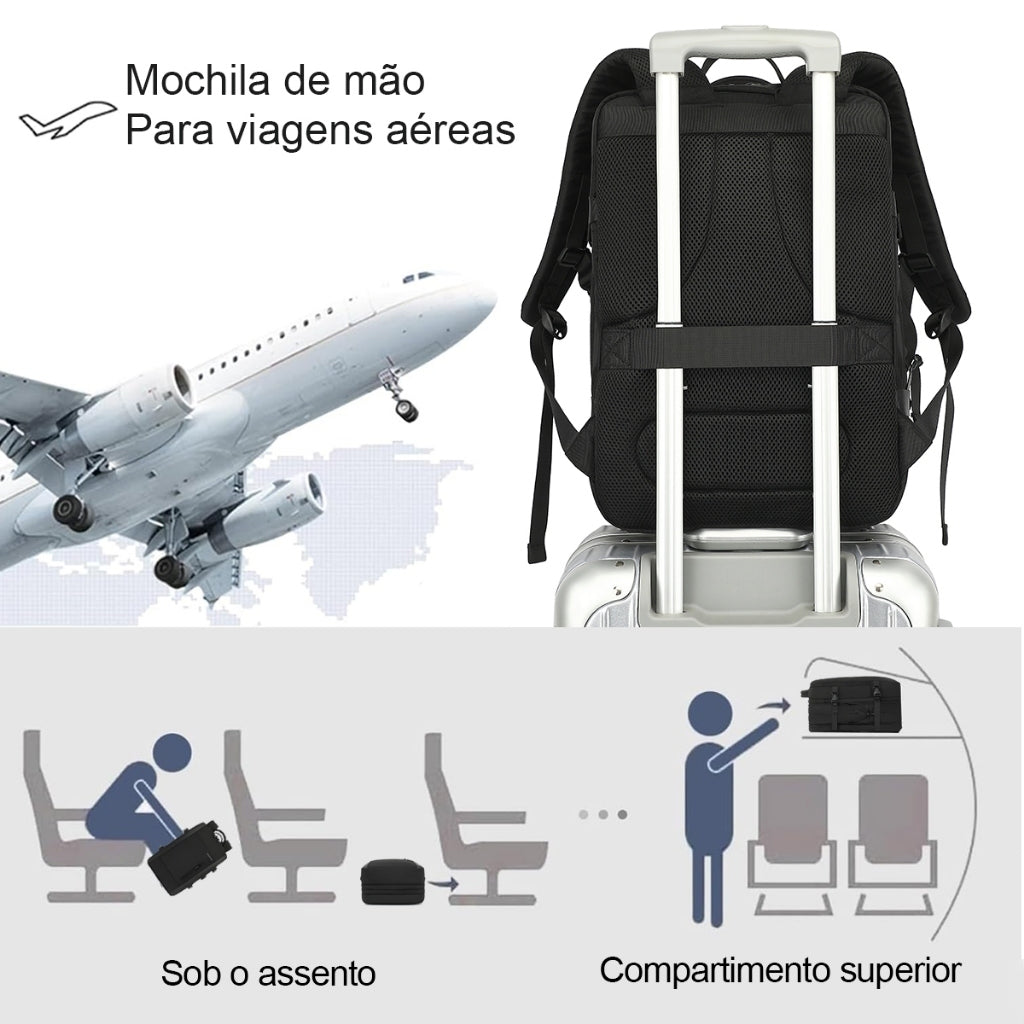 Mochila Executiva Impermeável Grande Reforçada Loja Viego mochila Mochila Executiva Impermeável Grande Reforçada Mochila Impermeável Mochila Impermeável masculina mochila masculina mochila para homem