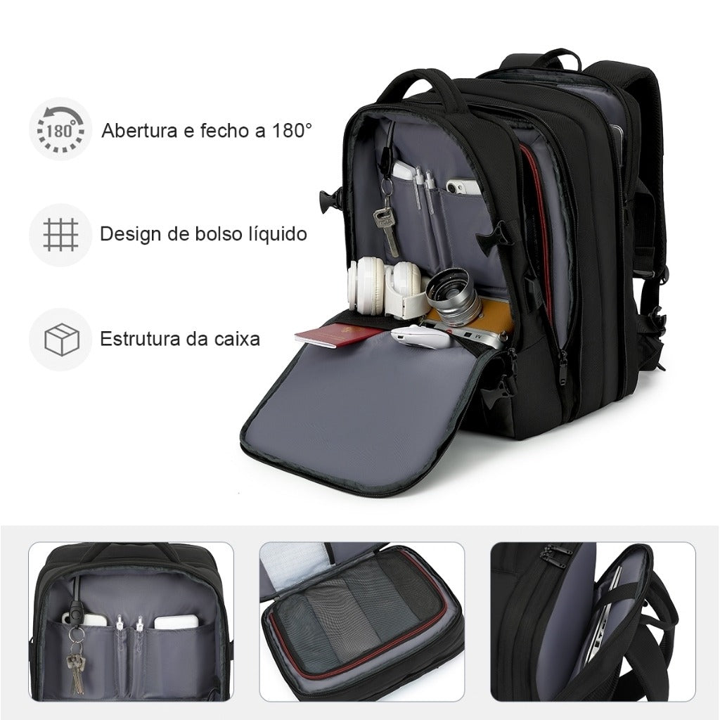 Mochila Executiva Impermeável Grande Reforçada Loja Viego mochila Mochila Executiva Impermeável Grande Reforçada Mochila Impermeável Mochila Impermeável masculina mochila masculina mochila para homem