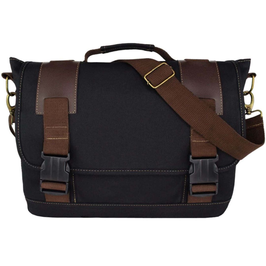 Pasta Bolsa Masculina de Lona para Notebook - Black Loja Viego bolsa de lona masculina bolsa masculina para notebook bolsa para notebook lona Pasta Bolsa Masculina de Lona para Notebook - Black pasta casual masculina pasta de ombro preta pasta masculina notebook pasta masculina preta pasta preta para trabalho pasta resistente masculina pasta transversal masculina