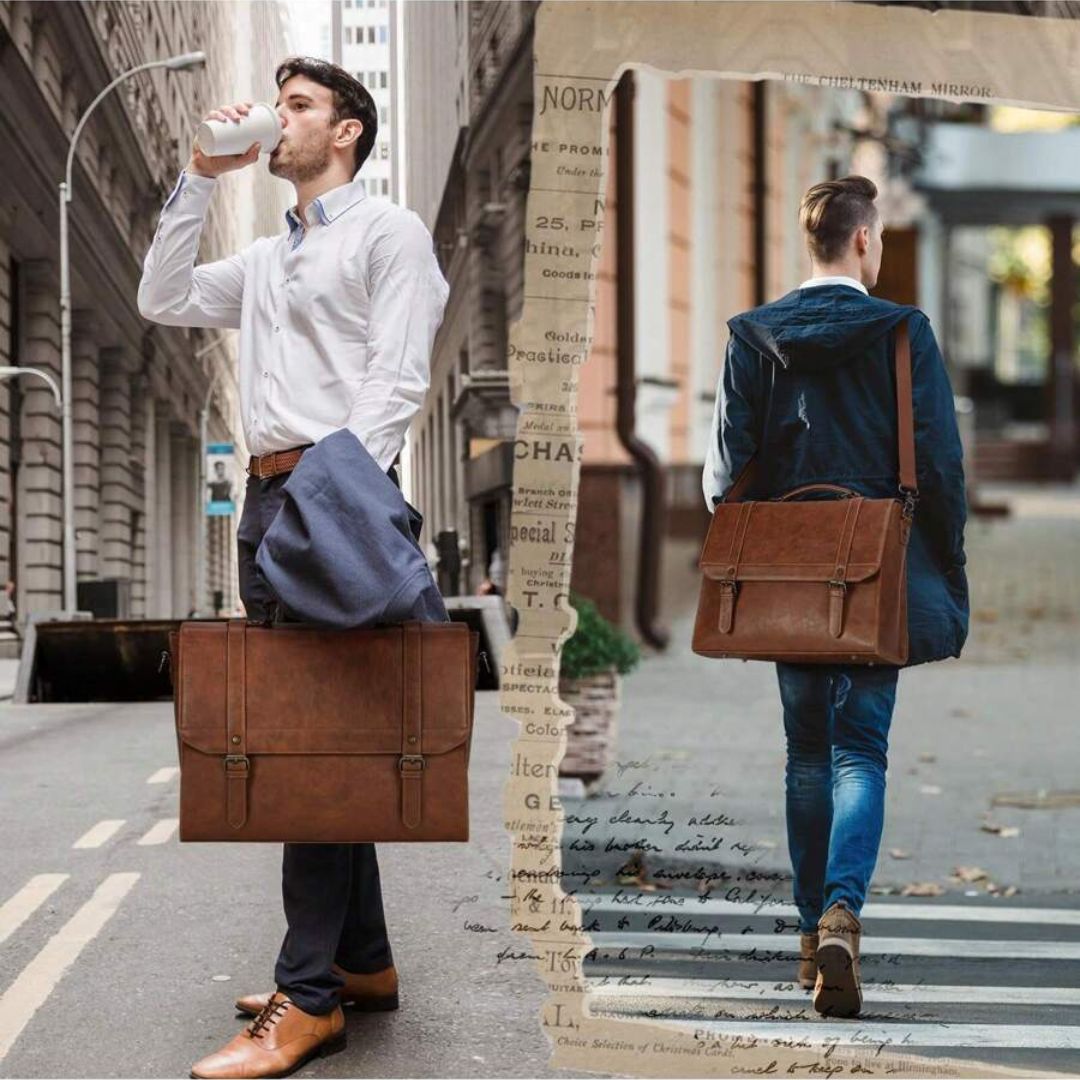 Pasta Carteiro Transversal Masculina | Vintage