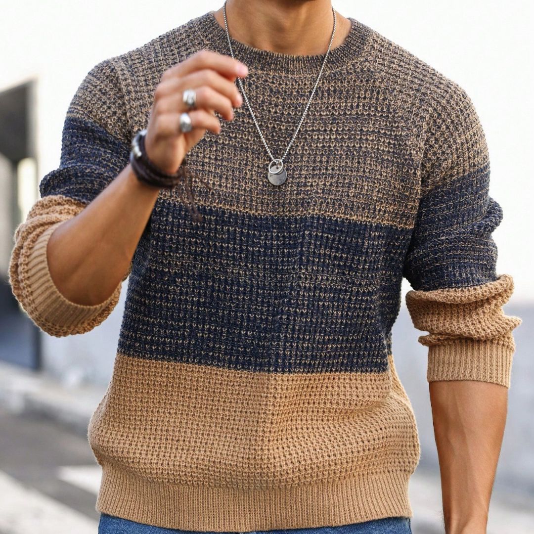Suéter Masculino Listrado Caqui Urban Viego Loja Viego frio suéter casual suéter durável suéter estiloso suéter listrado Suéter Masculino Suéter Masculino Listrado Caqui Urban Viego suéter masculino urban suéter para dia a dia suéter para frio