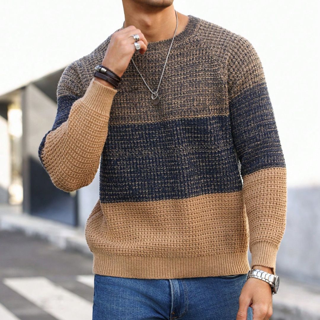 Suéter Masculino Listrado Caqui Urban Viego Loja Viego frio suéter casual suéter durável suéter estiloso suéter listrado Suéter Masculino Suéter Masculino Listrado Caqui Urban Viego suéter masculino urban suéter para dia a dia suéter para frio