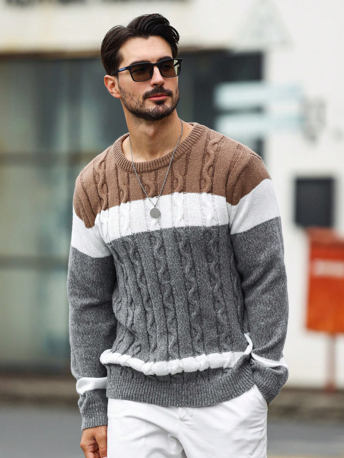 Suéter Masculino Listrado Urban Loja Viego