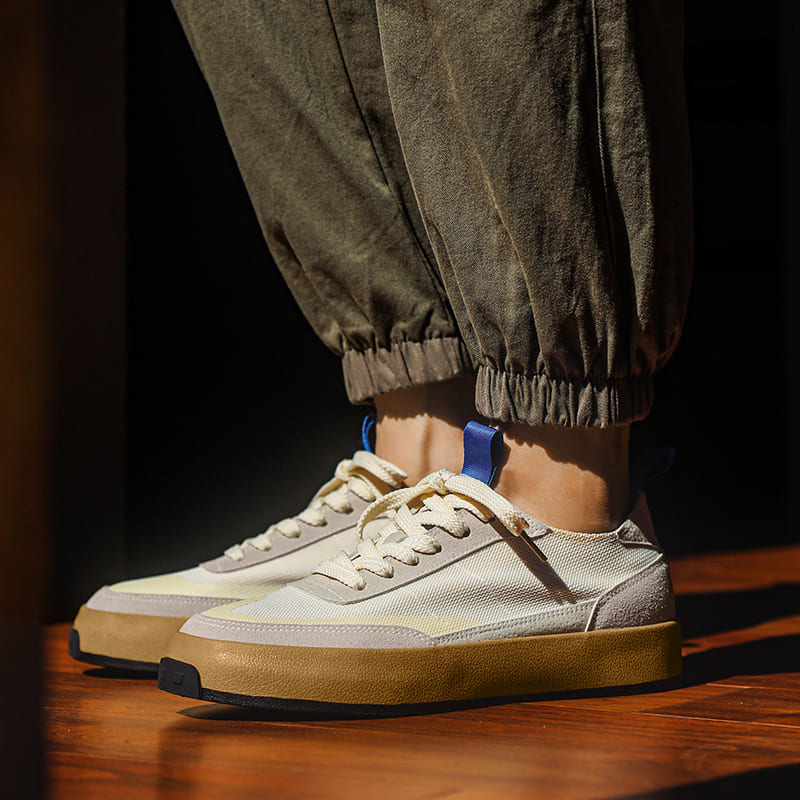 Tênis Branco Masculino Casual Modelo Mirae Loja Viego tenis branco tenis branco masculino tenis branco masculino casual tenis masculino tenis masculino casual tenis masculino retro Tênis Tênis Branco Masculino Casual Modelo Mirae tênis branco masculino dia a dia tênis branco masculino para trabalho