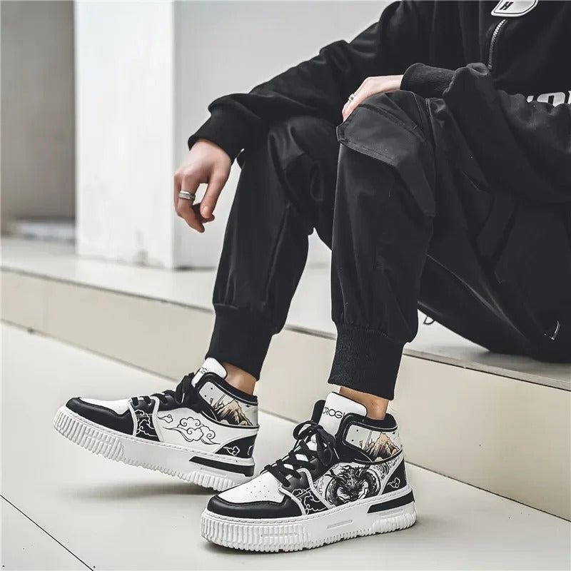 Tênis Masculino Air Dragons Loja Viego calçados masculinos Sapatênis Sapatênis Masculino tenis masculino tenis masculino casual tenis masculino retro Tênis Tênis Casual Masculino Breath tênis casual moderno tênis confortável para homens tênis esportivo masculino tênis leve e resistente Tênis Masculino Air Dragons