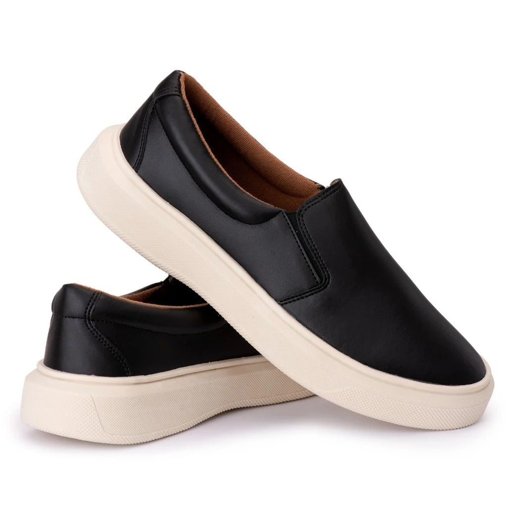 Tênis Sapatenis Masculino Casual Slip On Viego Loja Viego sapatenis flexíveis sapatenis marrom sapatenis para trabalho tenis masculino tenis masculino casual Tênis tênis confortável masculino tênis marrom couro tênis masculino dia a dia tênis masculino estiloso tênis masculino moda Tênis Sapatenis Tênis Sapatenis Masculino Casual Slip On Viego