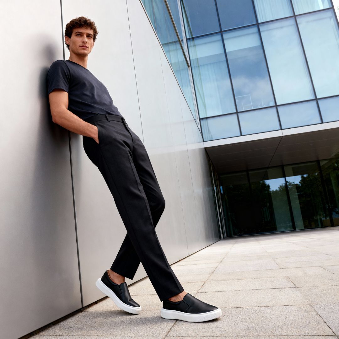 Tênis Sapatenis Masculino Casual Slip On Viego Loja Viego sapatenis flexíveis sapatenis marrom sapatenis para trabalho tenis masculino tenis masculino casual Tênis tênis confortável masculino tênis marrom couro tênis masculino dia a dia tênis masculino estiloso tênis masculino moda Tênis Sapatenis Tênis Sapatenis Masculino Casual Slip On Viego