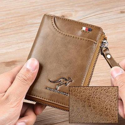 Carteira Masculina de Couro Kangaroo Loja Viego Carteira carteira de couro carteira de couro masculina carteira em couro Carteira Masculina Carteira Masculina de Couro Kangaroo carteira slim carteira slim couro