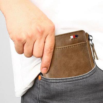 Carteira Masculina de Couro Kangaroo Loja Viego Carteira carteira de couro carteira de couro masculina carteira em couro Carteira Masculina Carteira Masculina de Couro Kangaroo carteira slim carteira slim couro