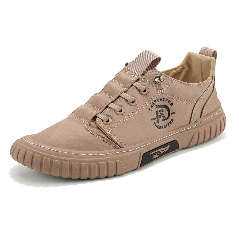 Tênis Casual Masculino Gentleman Khaki Loja Viego
