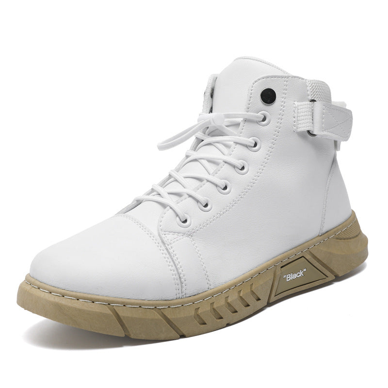 Bota Masculina de Couro Italiano Premium Branco Loja Viego