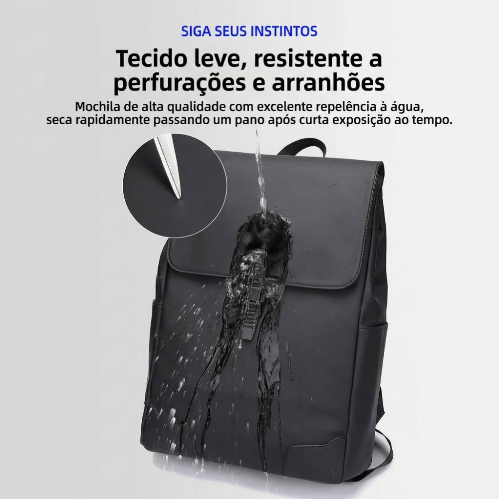 Mochila Masculina Impermeável e Reforçada Berlim | Para Notebook Loja Viego