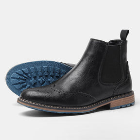 Bota Masculino de Couro Preto Americano Brogue 44 Loja Viego