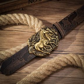 Cinto Country Masculino Cowboy Western Couro Vintage Loja Viego