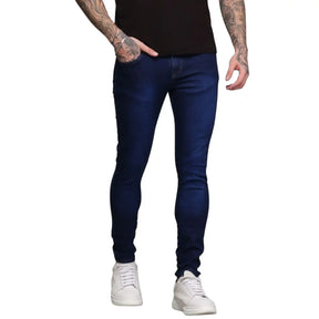 Calça Jeans Masculina Escura Modelo Urban Azul Escuro loja viego calça calça jeans masculina calça jeans masculina com elastano calça jeans masculina escura Calça Jeans Masculina Escura Modelo Urban calça jeans masculina social